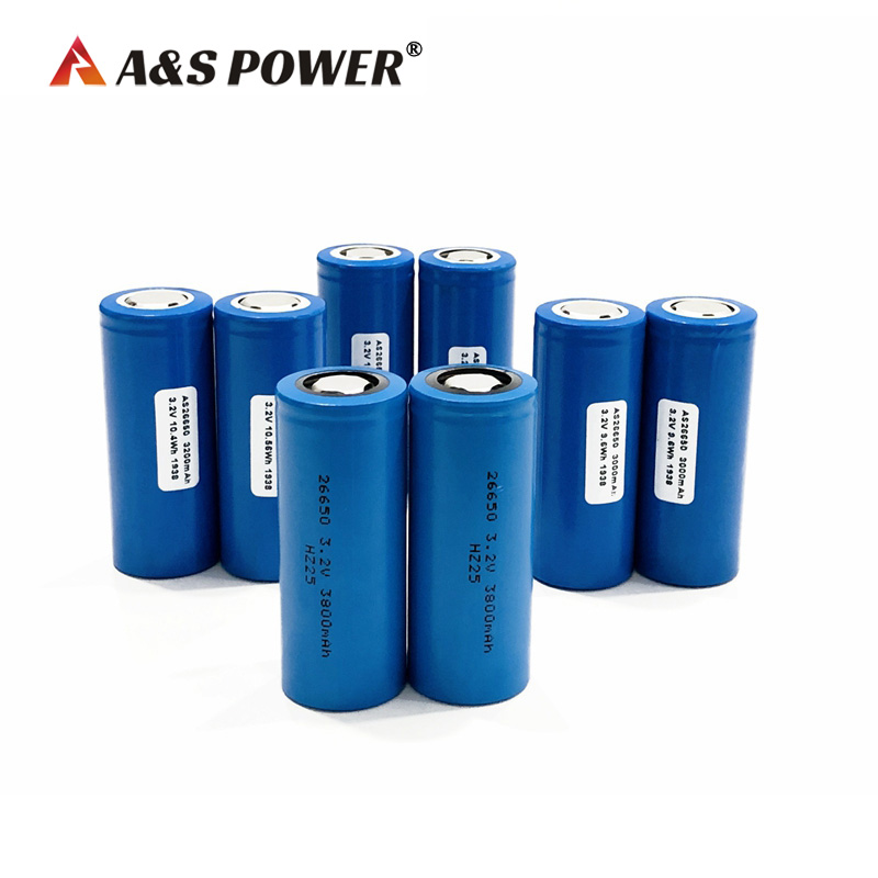 A&S Power 26650 3.2V 3.2Ah Lifepo4 Battery