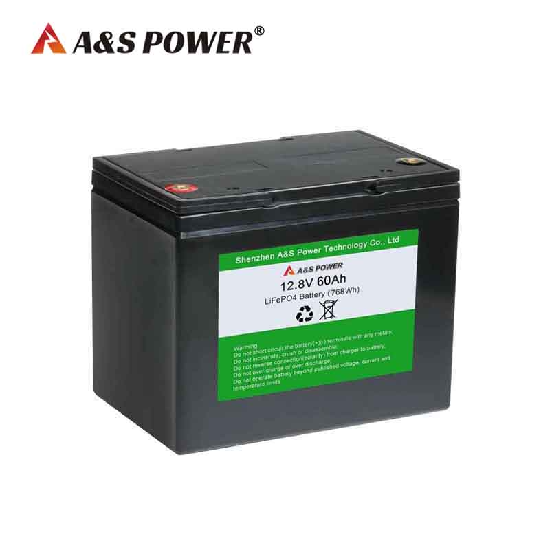 A&S Power 12.8v 60ah lifepo4 battery