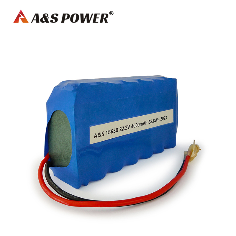 A&S Power 18650 6S2P 22.2V 4000mAh lithium ion battery
