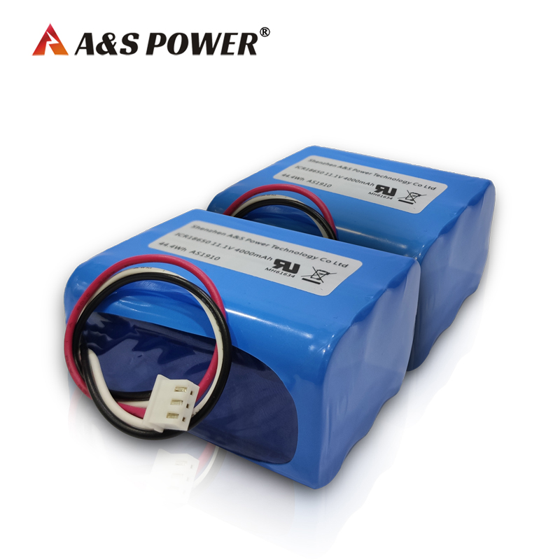 A&S Power Rechargeable 18650 3S2P 11.1V 4ah Li-ion Battery Packs