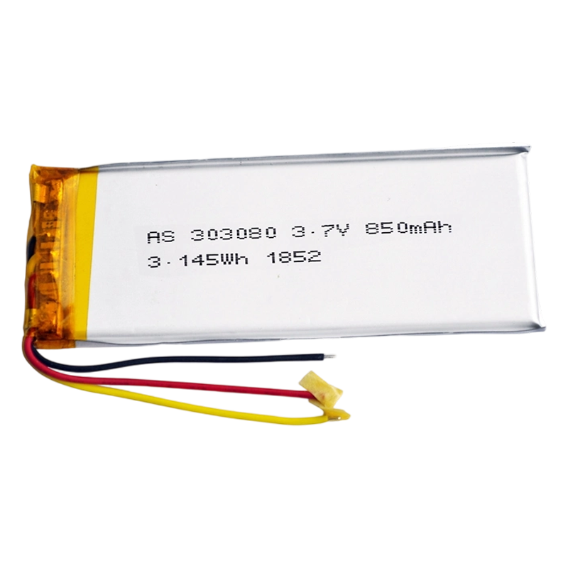 AS303080 3.7v 850mAh Hearing Aid LiPo Battery AS303080 3.7v 850mAh Hearing Aid LiPo Battery